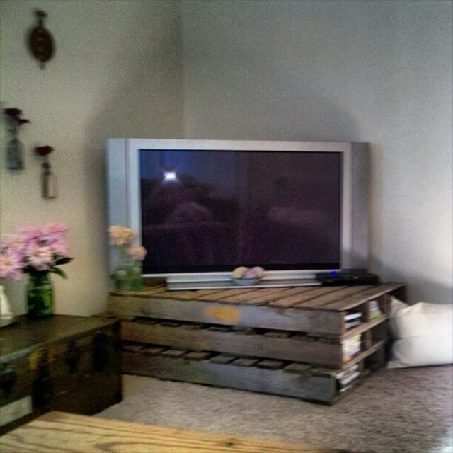 Best ideas about DIY Pallet Tv Stand
. Save or Pin Seven Ravishing Plans on Pallet TV Stand Now.