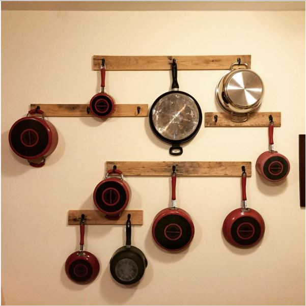 Best ideas about DIY Pan Rack
. Save or Pin 12 DIY pot rack projects to save space in your kitchen Now.