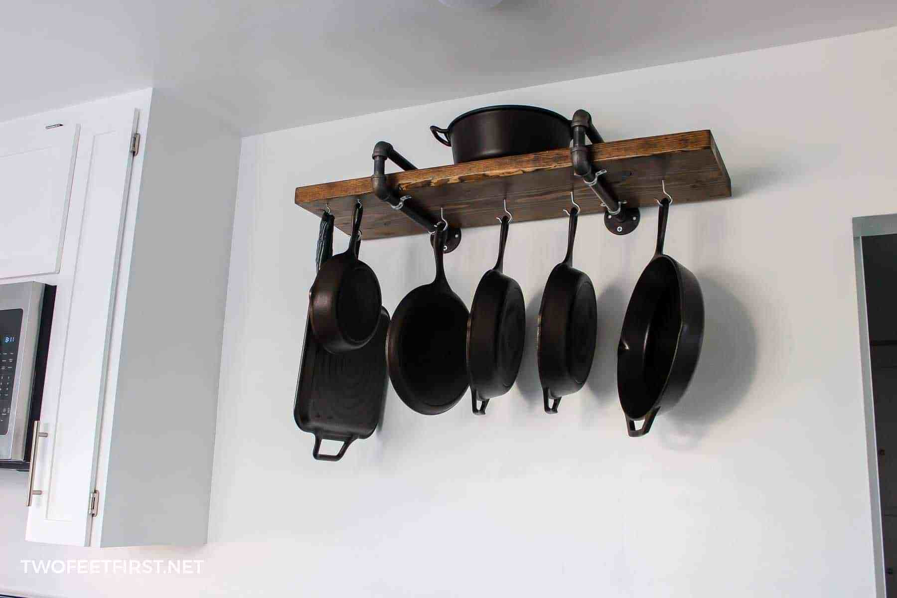 Best ideas about DIY Pan Rack
. Save or Pin DIY Industrial pan storage rack Now.