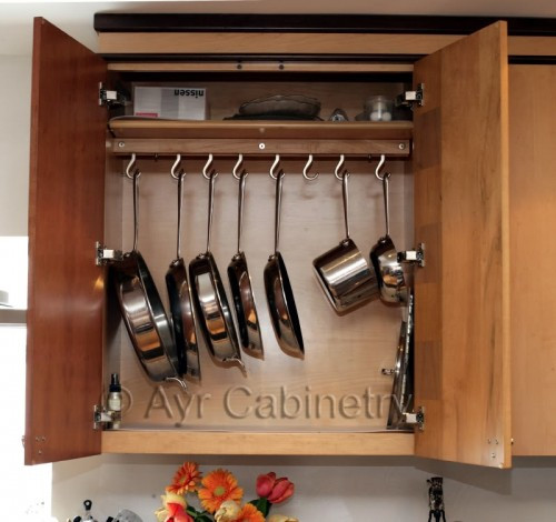 Best ideas about DIY Pan Rack
. Save or Pin DIY Cabinet Pan Rack Shelterness Now.