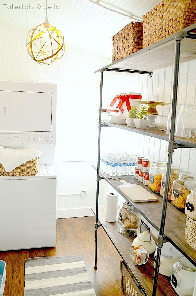 Best ideas about Diy Pantry Shelves
. Save or Pin Super Easy Industrial Shelving DIY [ LowesCreator Now.