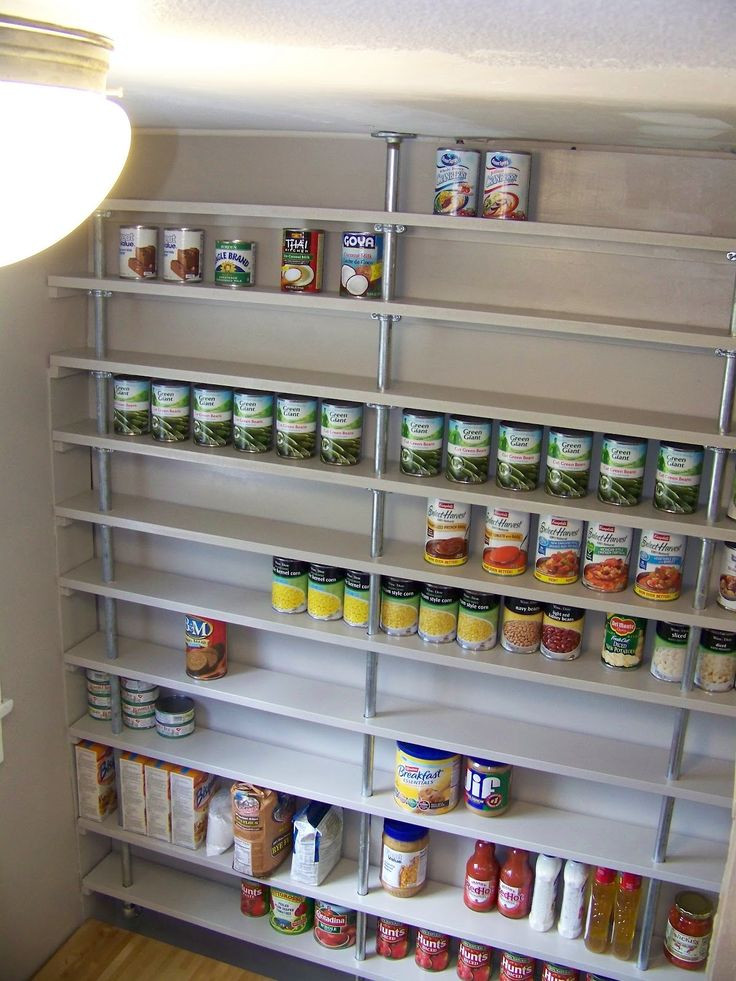 Best ideas about Diy Pantry Shelves
. Save or Pin DIY pipe pantry shelves Now.