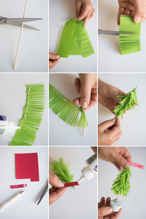 Best ideas about DIY Paper Christmas Tree
. Save or Pin Christmas Tree Name Cards DIY Now.