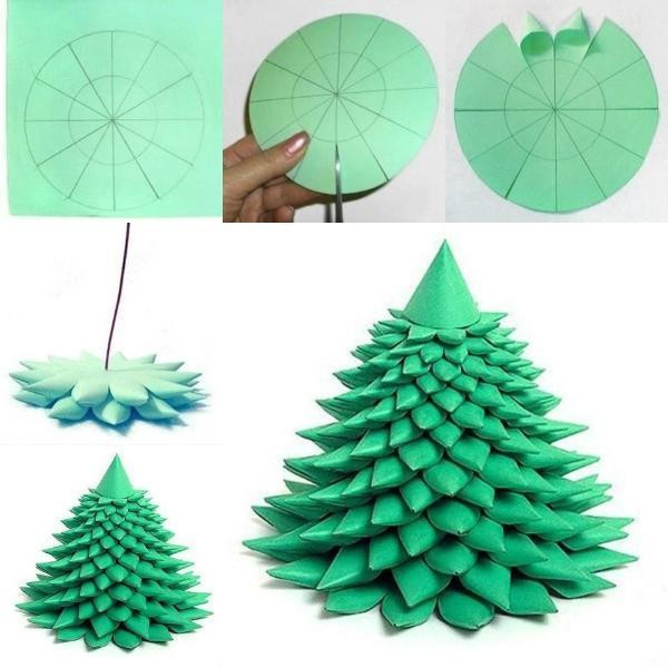 Best ideas about DIY Paper Christmas Tree
. Save or Pin Wonderful DIY Mini Folded Paper Christmas Tree Now.