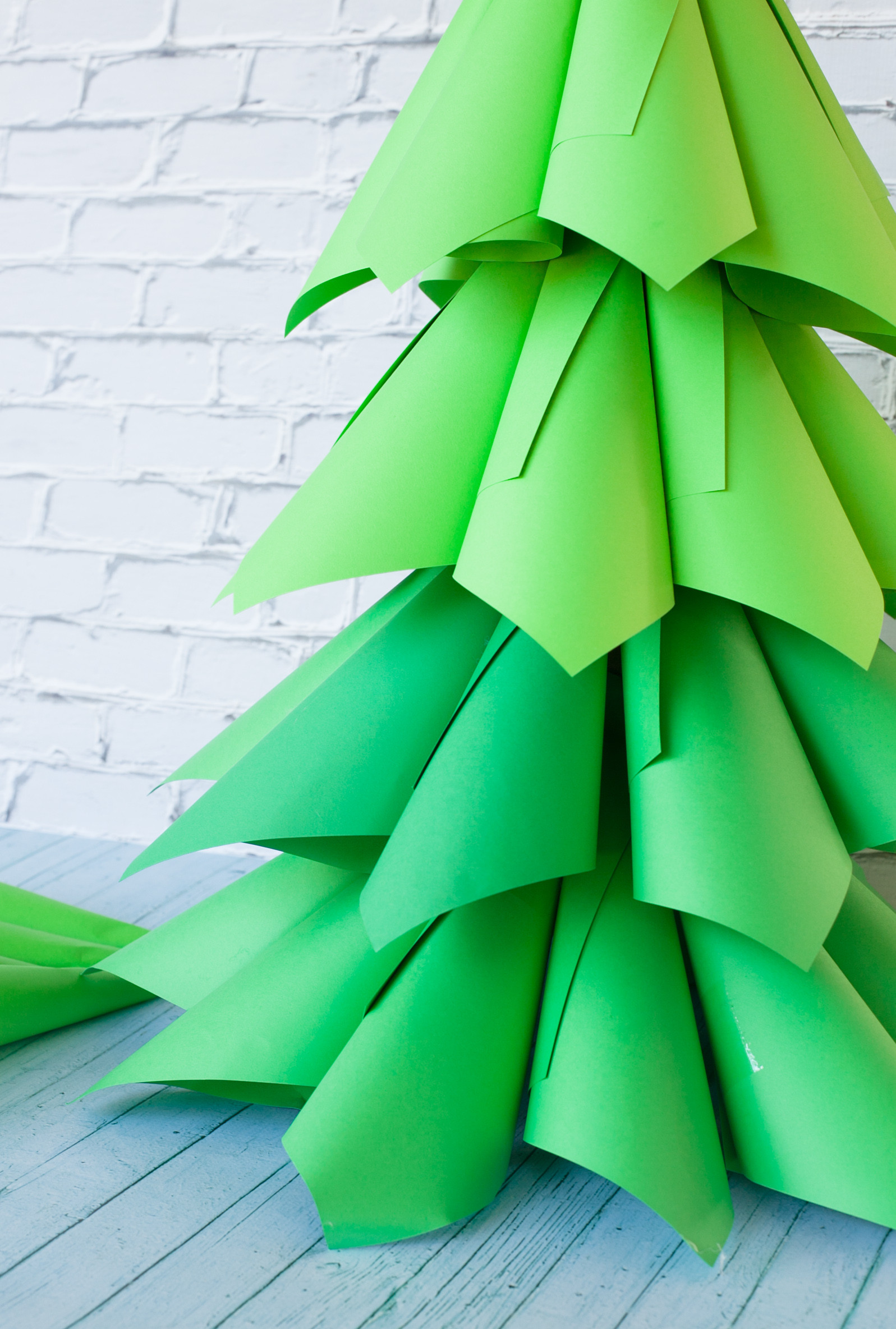 Best ideas about DIY Paper Christmas Tree
. Save or Pin Giant Ombre Paper Cone Christmas Trees a DIY Tutorial Now.