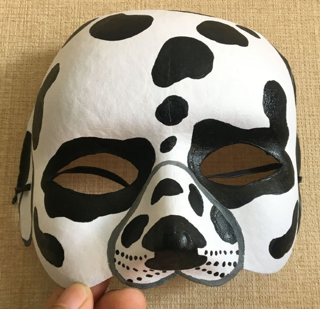 Best ideas about DIY Paper Mache Mask
. Save or Pin New Quality Handmade DIY Mask Halloween Dalmatian Dogs Now.