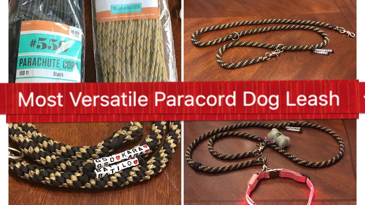 Best ideas about DIY Paracord Dog Leash
. Save or Pin DIY Beautiful Paracord Dog Leash How To video of Strong Now.