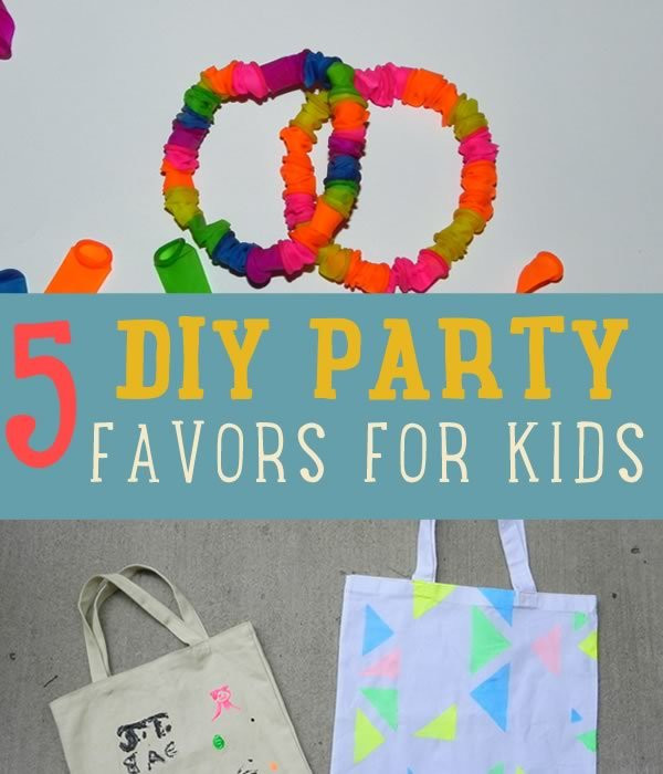 Best ideas about DIY Party Favours For Kids
. Save or Pin 5 DIY Party Favors and Ideas for Kids Parties DIY Ready Now.