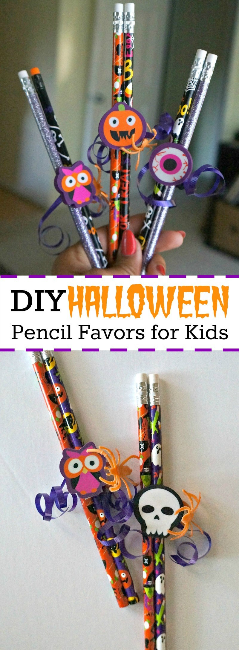Best ideas about DIY Party Favours For Kids
. Save or Pin DIY Halloween Pencil Party Favors for Kids No Candy Now.