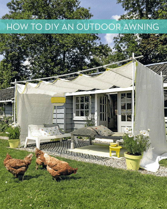 Best ideas about Diy Patio Awning
. Save or Pin Make It DIY Outdoor Awning Curbly Now.