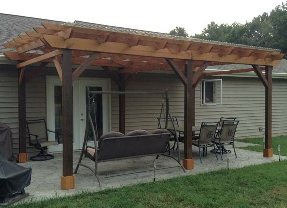 Best ideas about DIY Patio Covers Plans
. Save or Pin Covered Pergola Plans Design DIY How to build 12 x18 Now.