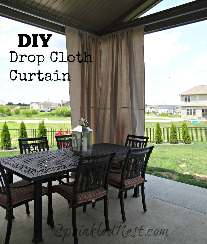 Best ideas about DIY Patio Curtains
. Save or Pin Drop Cloth Outdoor Curtains Sprinkled Nest Now.