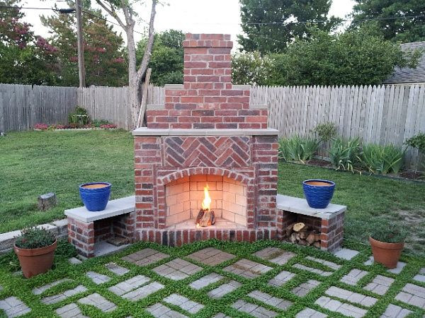 Best ideas about DIY Patio Fireplace
. Save or Pin Small Outdoor Brick Fireplaces Now.