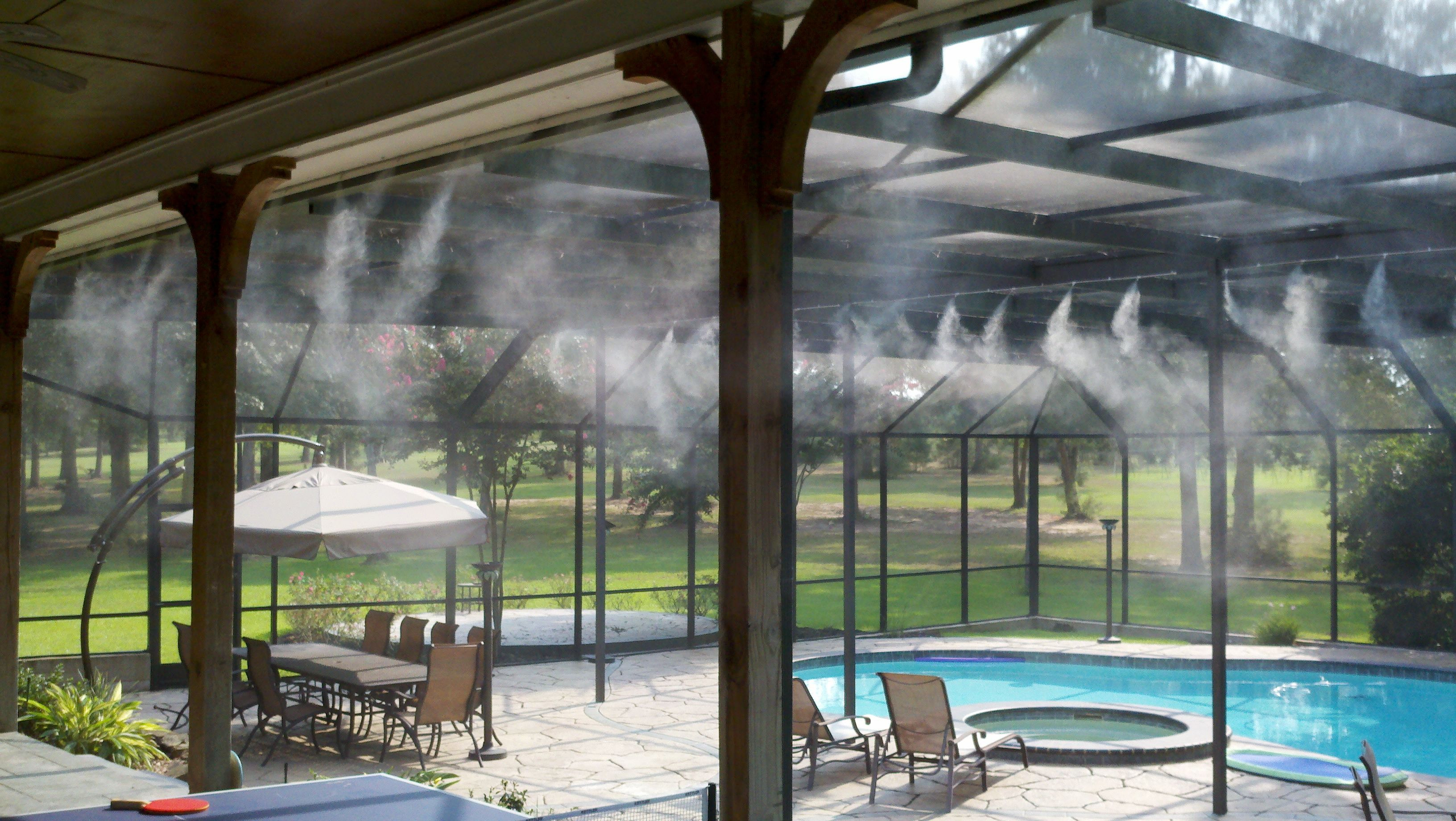 Best ideas about DIY Patio Misting System
. Save or Pin Keeping large outdoor settings cool during summers is now Now.