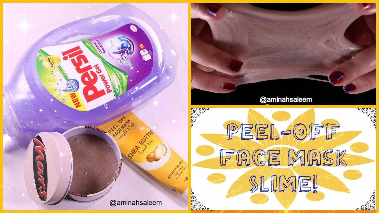 Best ideas about DIY Peel Off Face Mask With Glue
. Save or Pin DIY No Glue Slime using peel off face mask 2 ingre nts Now.