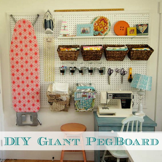 Best ideas about DIY Pegboard Tool Organizer
. Save or Pin How to Install a DIY Giant Pegboard Wall Craft Room Now.