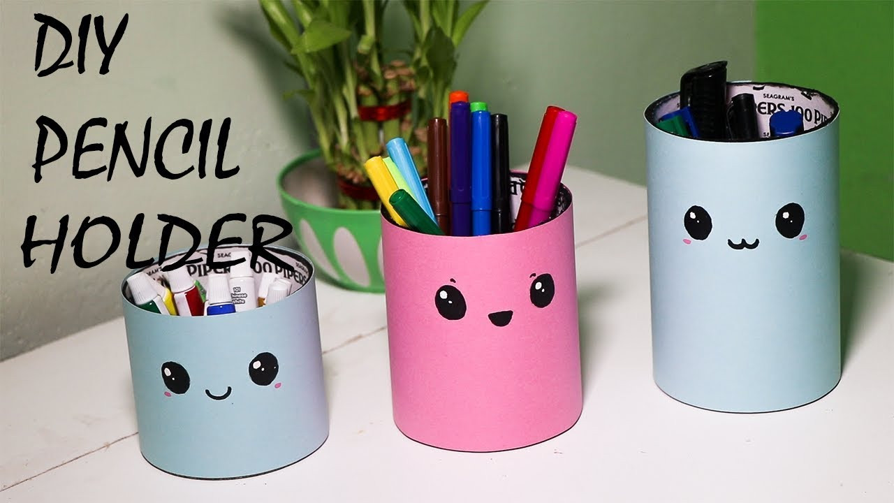 Best ideas about DIY Pencil Holder For Desk
. Save or Pin DIY PENCIL HOLDER DIY Desk Organizer Now.