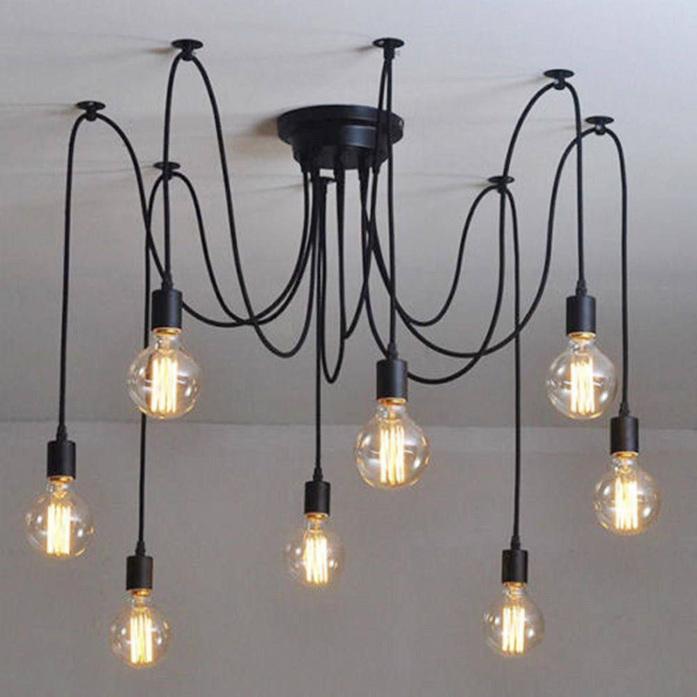Best ideas about DIY Pendant Light
. Save or Pin Retro Homestia Vintage Chandelier 6 8 10 Heads Spider DIY Now.