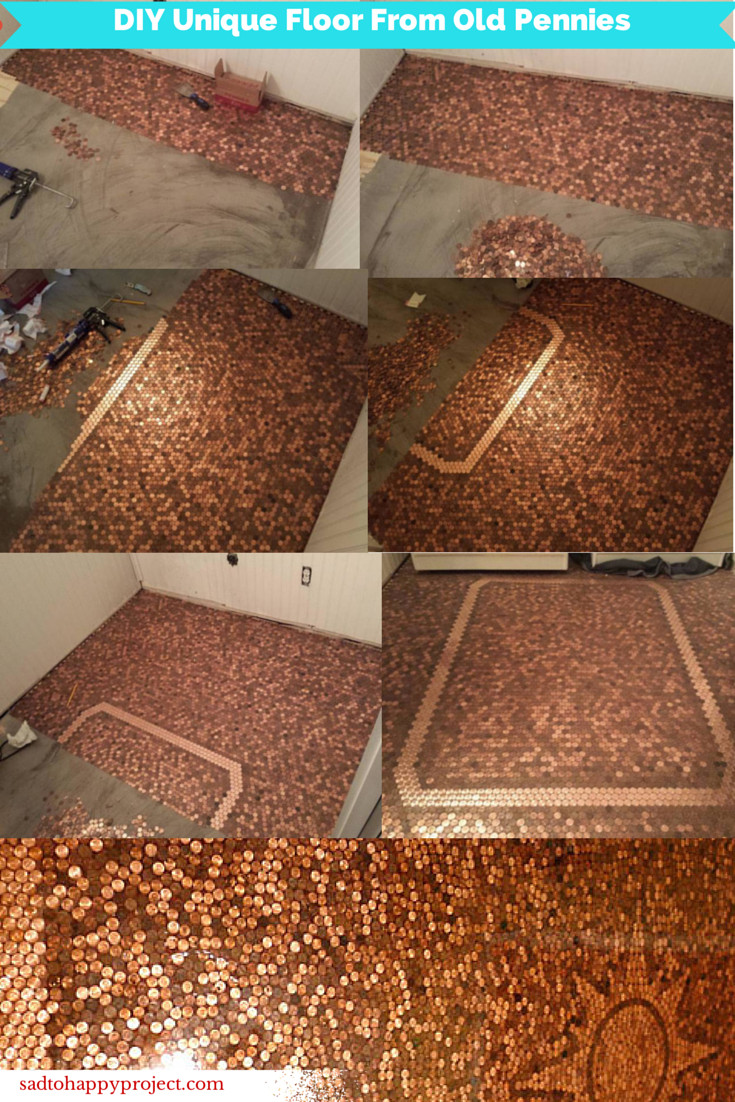 Best ideas about DIY Penny Floor
. Save or Pin This Man Used Old Pennies to Create House Floor It Looks Now.
