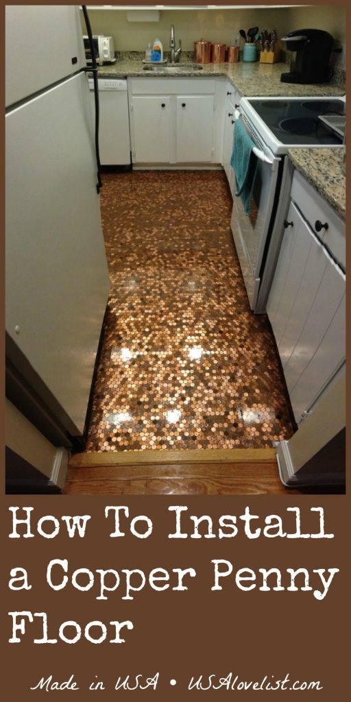Best ideas about DIY Penny Floor
. Save or Pin How To Install A Copper Penny Floor A Made in USA DIY Now.