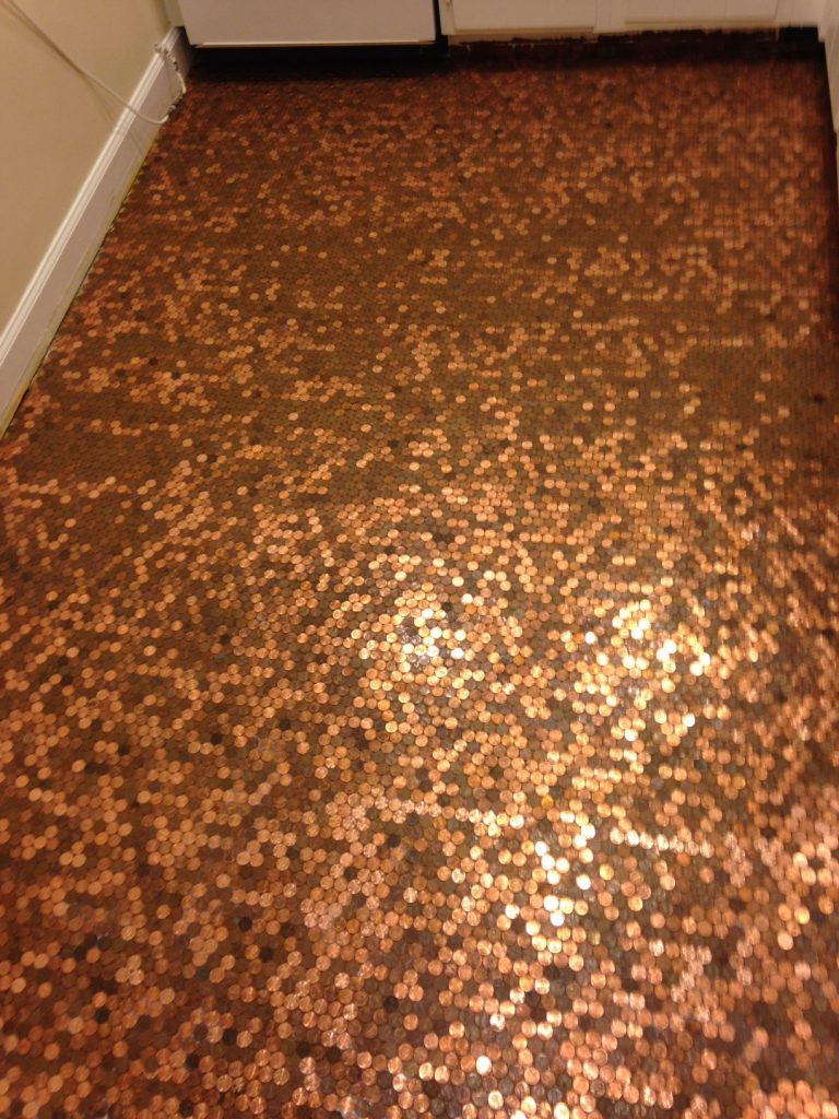 Best ideas about DIY Penny Floor
. Save or Pin How To Install A Copper Penny Floor A Made in USA DIY Now.
