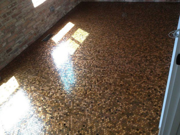 Best ideas about DIY Penny Floor
. Save or Pin How to Make Cement Floors More Appealing DIY Projects Now.