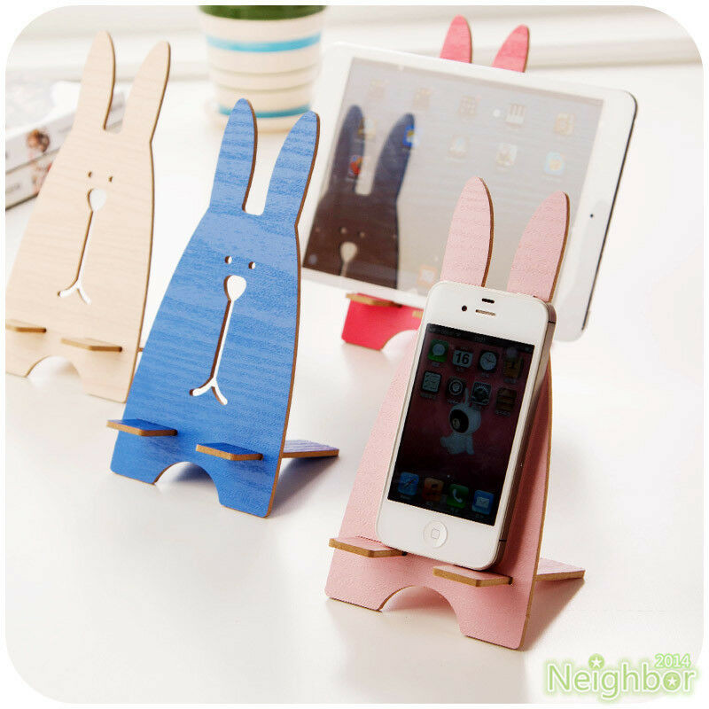 Best ideas about DIY Phone Stand
. Save or Pin Wooden DIY Bunny Phone Holder Table Stand Support for Now.