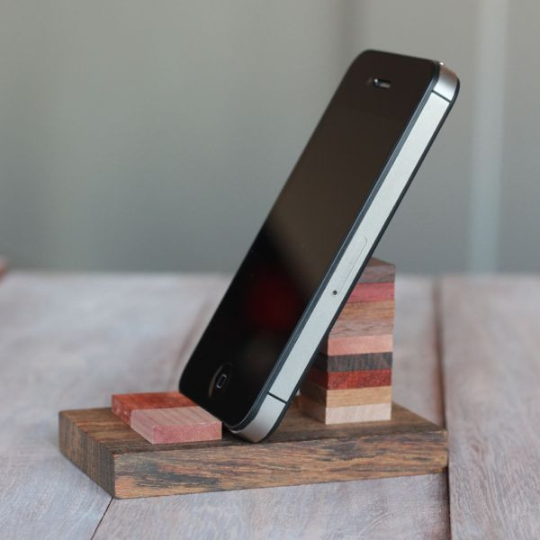 Best ideas about DIY Phone Stand
. Save or Pin DIY Wooden Cell Phone Stand Alyssa and Carla Now.