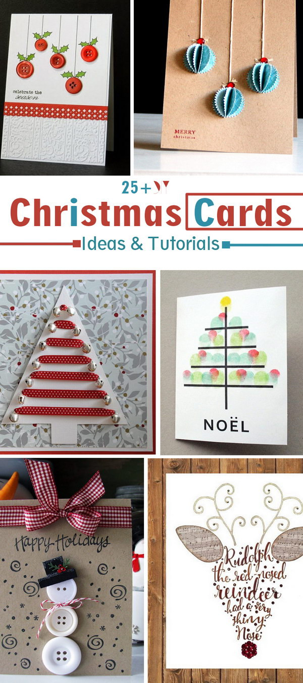 Best ideas about DIY Photo Christmas Card
. Save or Pin 25 DIY Christmas Cards Ideas & Tutorials Now.