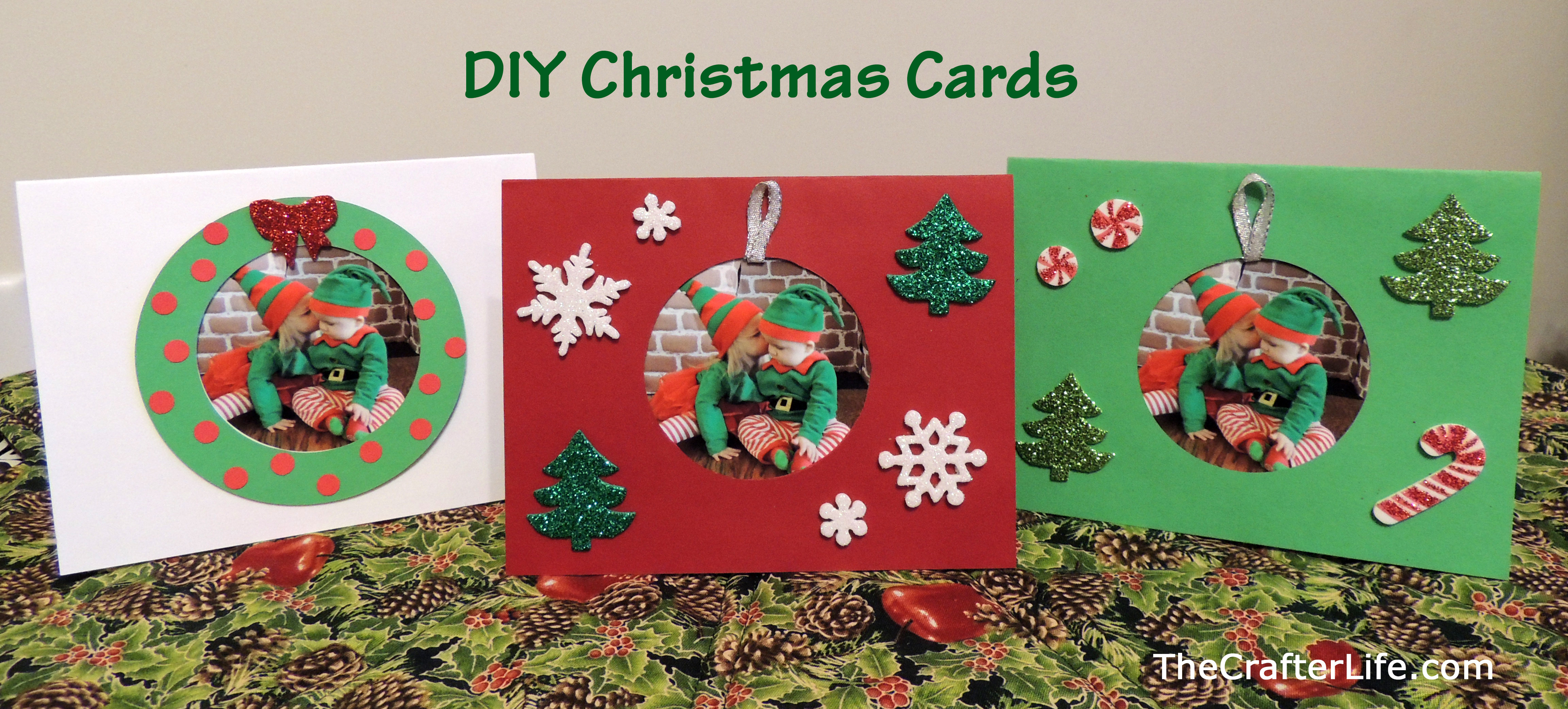 Best ideas about DIY Photo Christmas Card
. Save or Pin DIY Christmas Cards The Crafter Life Now.