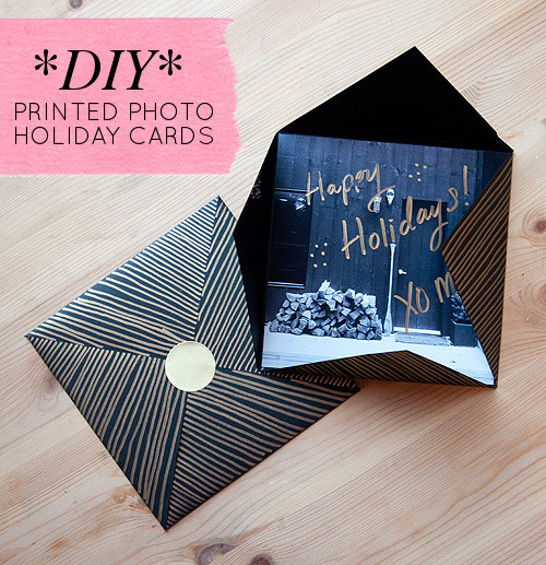 Best ideas about DIY Photo Christmas Card
. Save or Pin DIY Project Printed Picture Holiday Cards – Design Sponge Now.