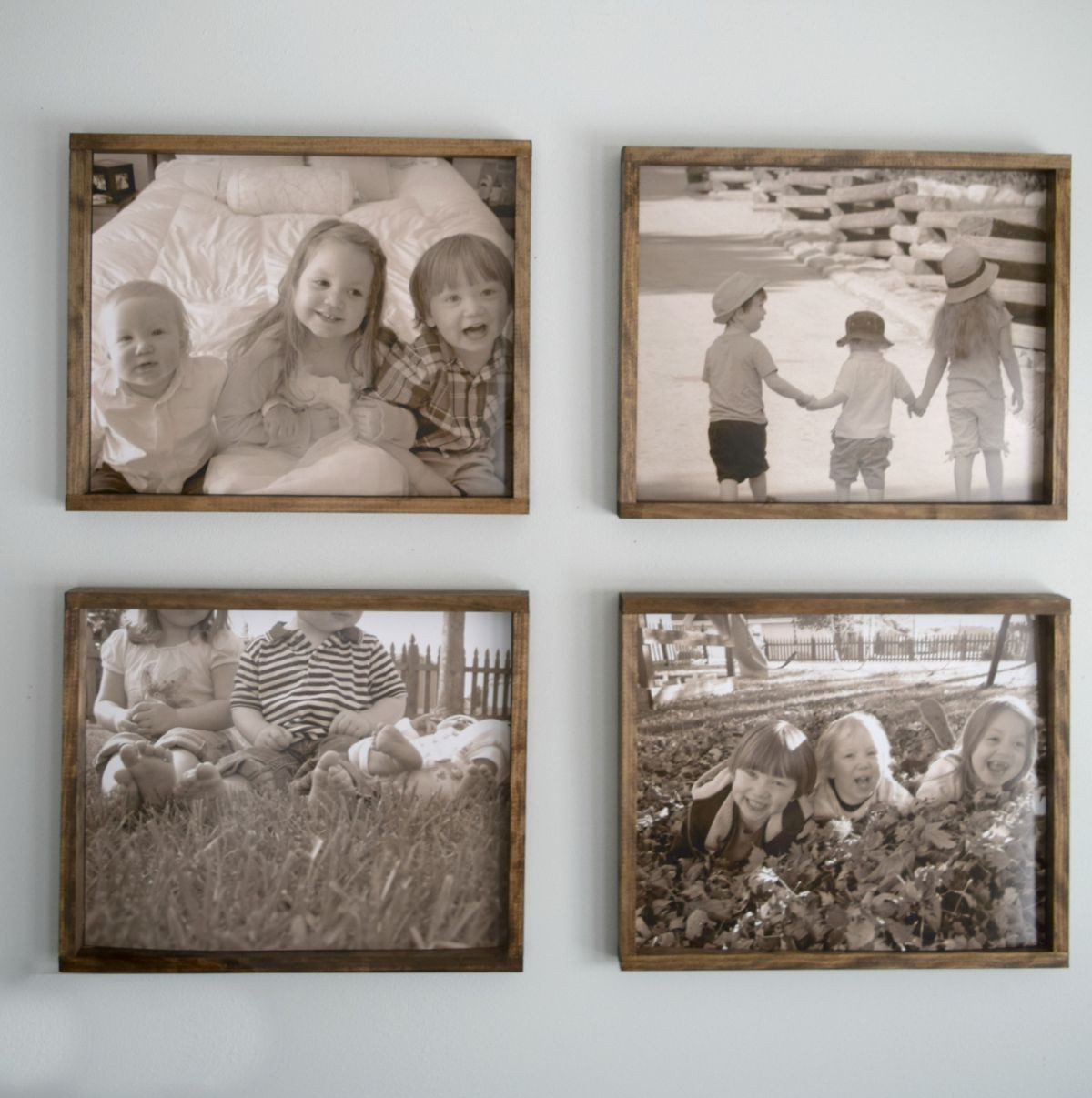 Best ideas about DIY Photos On Wood
. Save or Pin DIY Rustic Wood Frame Making Into Memories Now.
