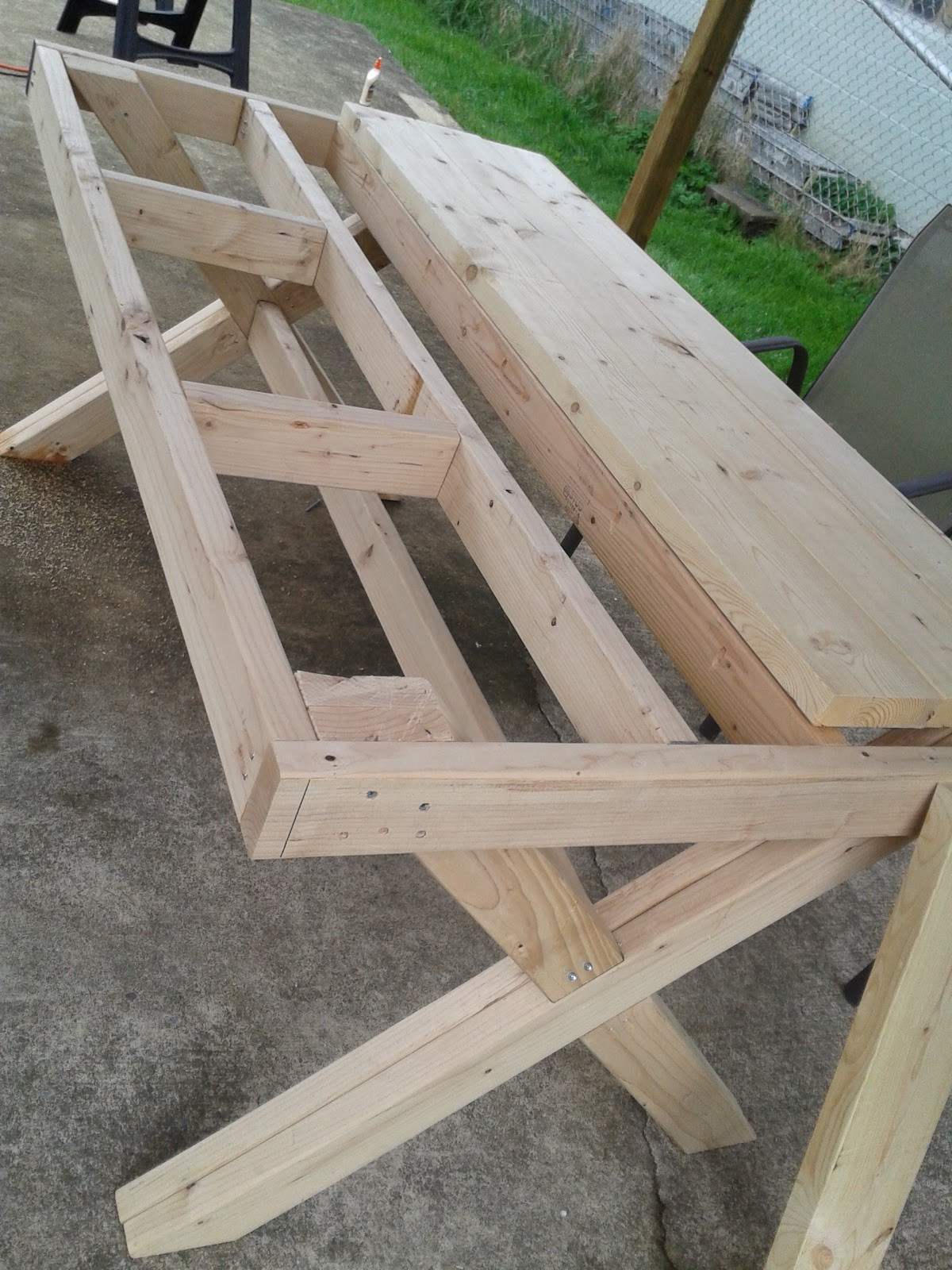 Best ideas about DIY Picnic Tables
. Save or Pin When Life Gives You Lemons Make Crafts DIY Picnic Table Now.
