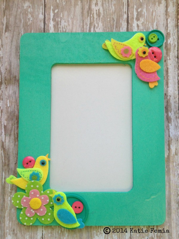 Best ideas about DIY Picture Frame For Kids
. Save or Pin Simple Spring DIY Picture Frame Now.