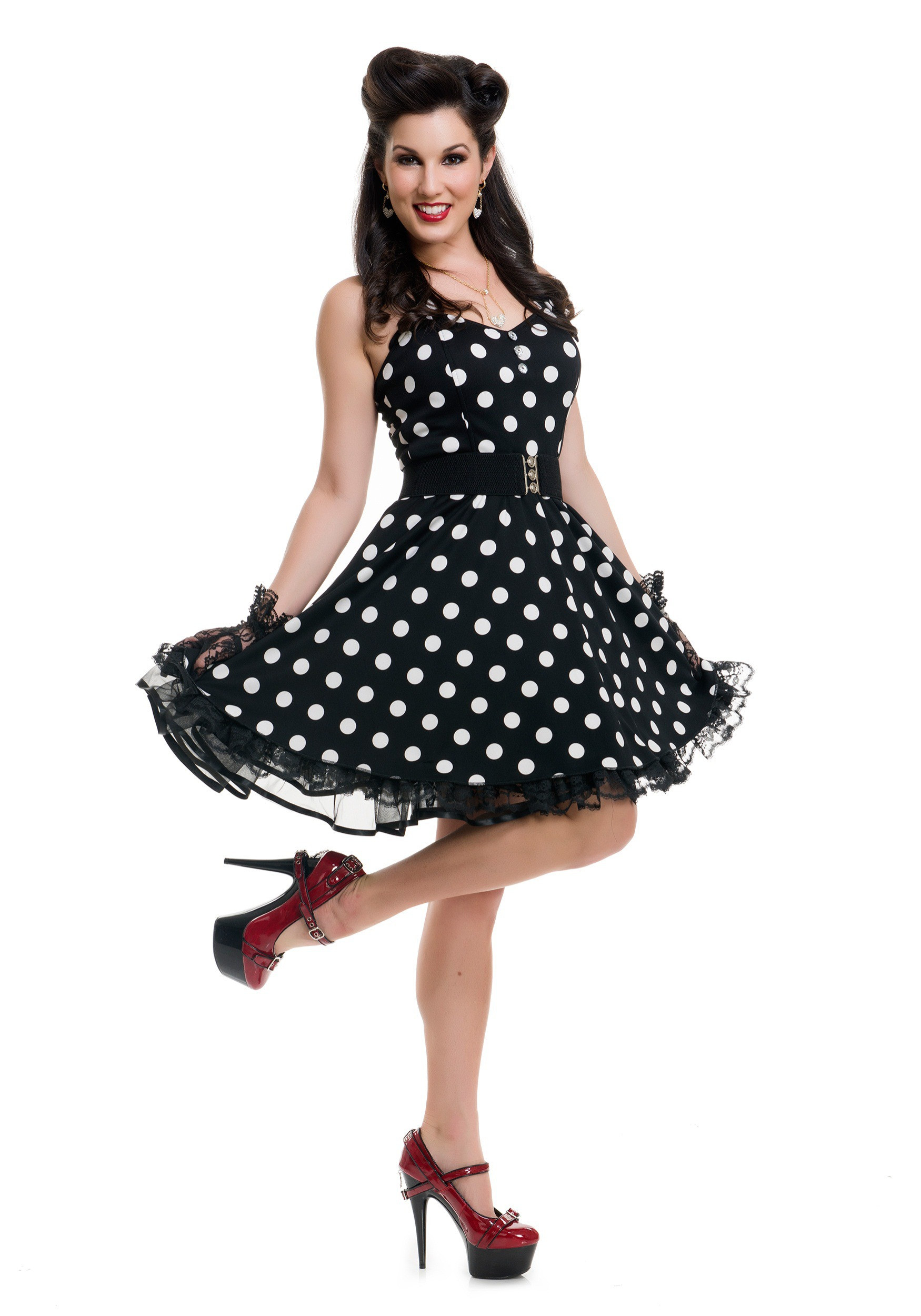 Best ideas about DIY Pin Up Costumes
. Save or Pin Women s Black Polka Dot Pin Up Costume Now.