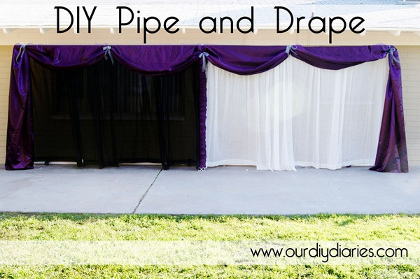 Best ideas about DIY Pipe And Drape Backdrop For Wedding
. Save or Pin Blissful 55 Shower Me with Pretty Thing DIY Pipe and Drape Now.