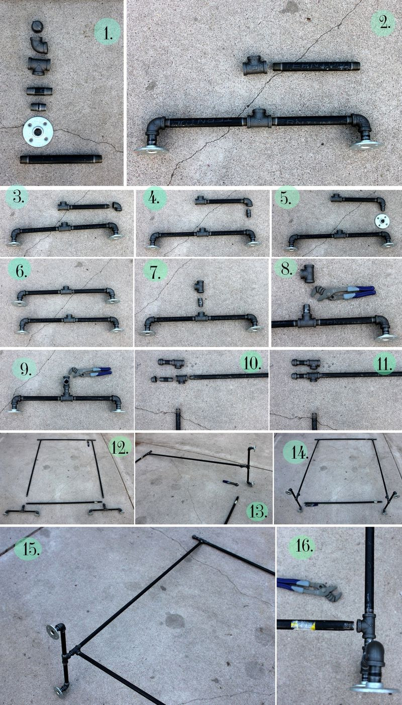 Best ideas about DIY Pipe Clothes Rack
. Save or Pin I see the bee DIY clothes rack Now.