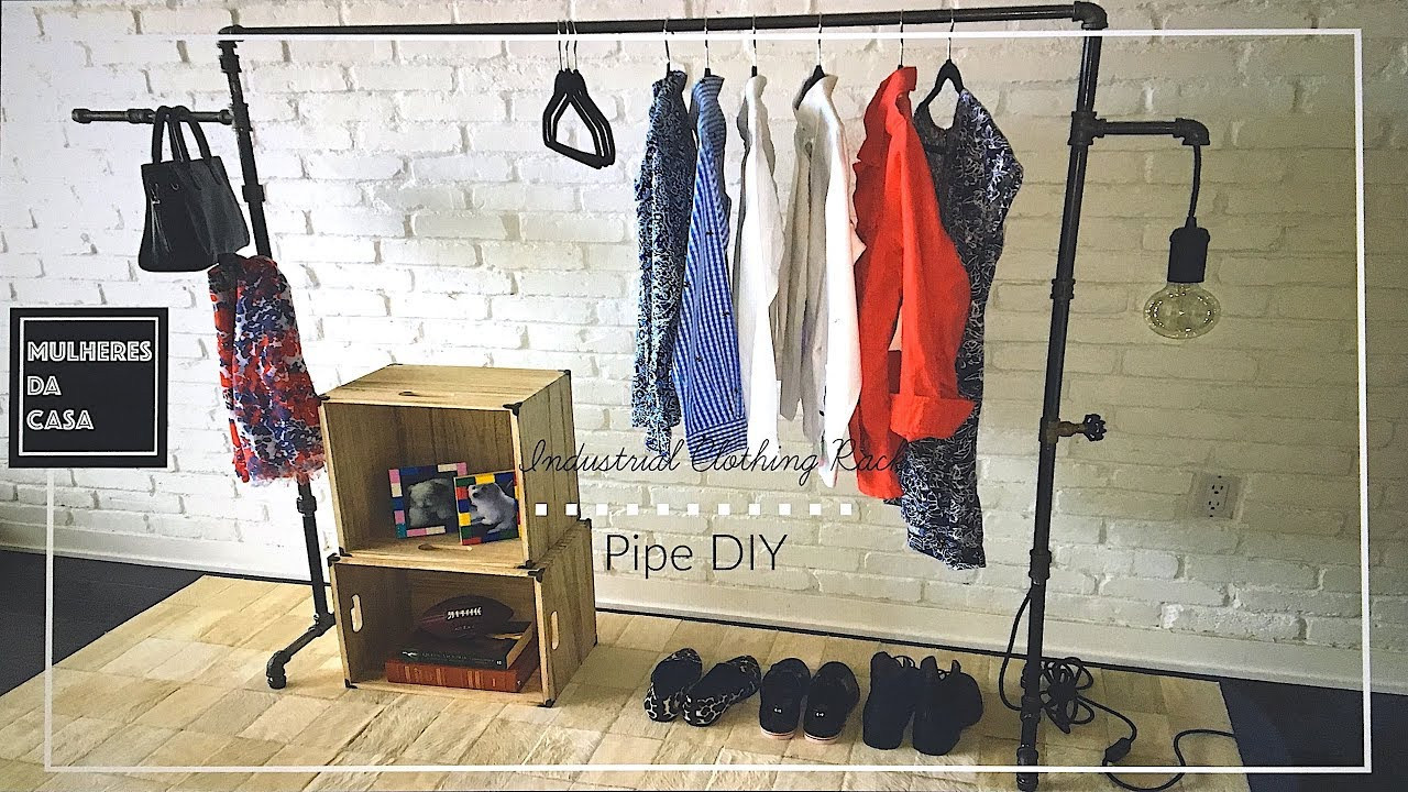 Best ideas about DIY Pipe Clothes Rack
. Save or Pin DIY Industrial Pipe Clothing Rack Now.