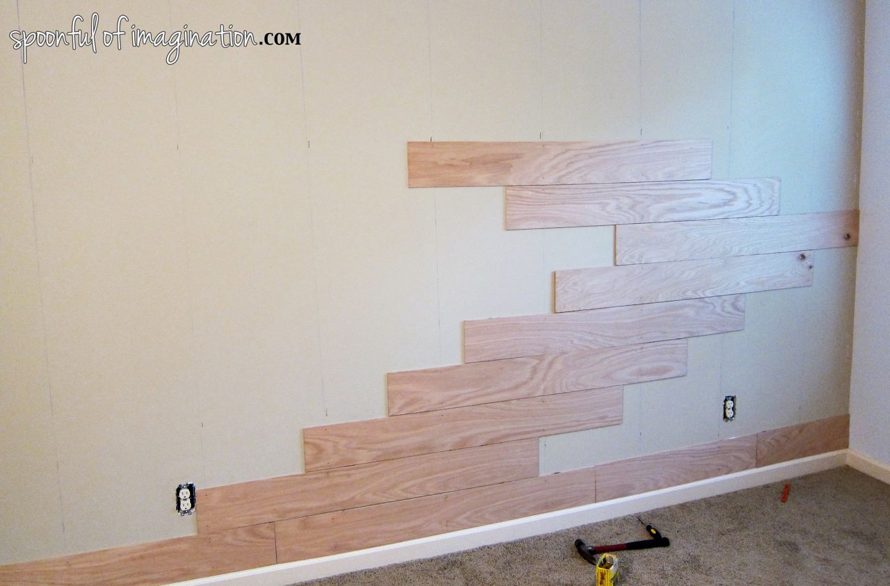 Best ideas about DIY Planked Wall
. Save or Pin DIY Plank Wall Spoonful of Imagination Now.