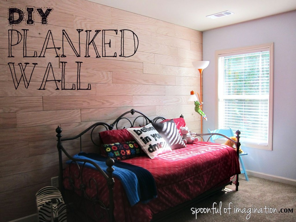 Best ideas about DIY Planked Wall
. Save or Pin DIY Plank Wall Spoonful of Imagination Now.