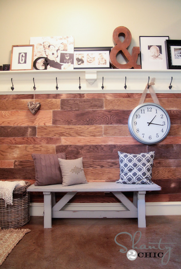 Best ideas about DIY Planked Wall
. Save or Pin My $100 Plank Wall Shanty 2 Chic Now.