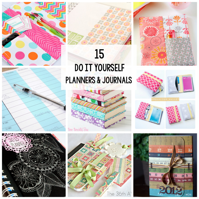 Best ideas about DIY Planner Organizer
. Save or Pin 15 Planners & Journals to Make or Print at Home Crazy Now.
