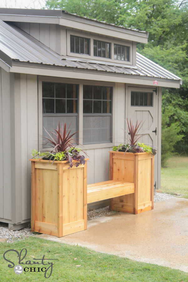 Best ideas about DIY Planters Box
. Save or Pin DIY Planter Box Bench Shanty 2 Chic Now.