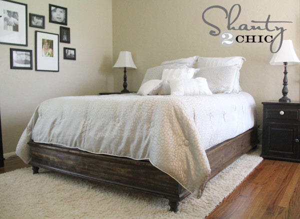 Best ideas about DIY Platform Bed Frame Queen
. Save or Pin DIY Queen Platform Bed Shanty 2 Chic Now.