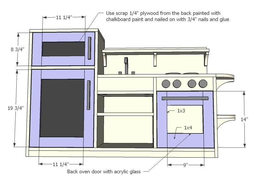 Best ideas about DIY Play Kitchen Plans
. Save or Pin Ana White Now.