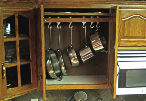 Best ideas about DIY Pot And Pan Organizer
. Save or Pin DIY Cabinet Pan Rack Shelterness Now.