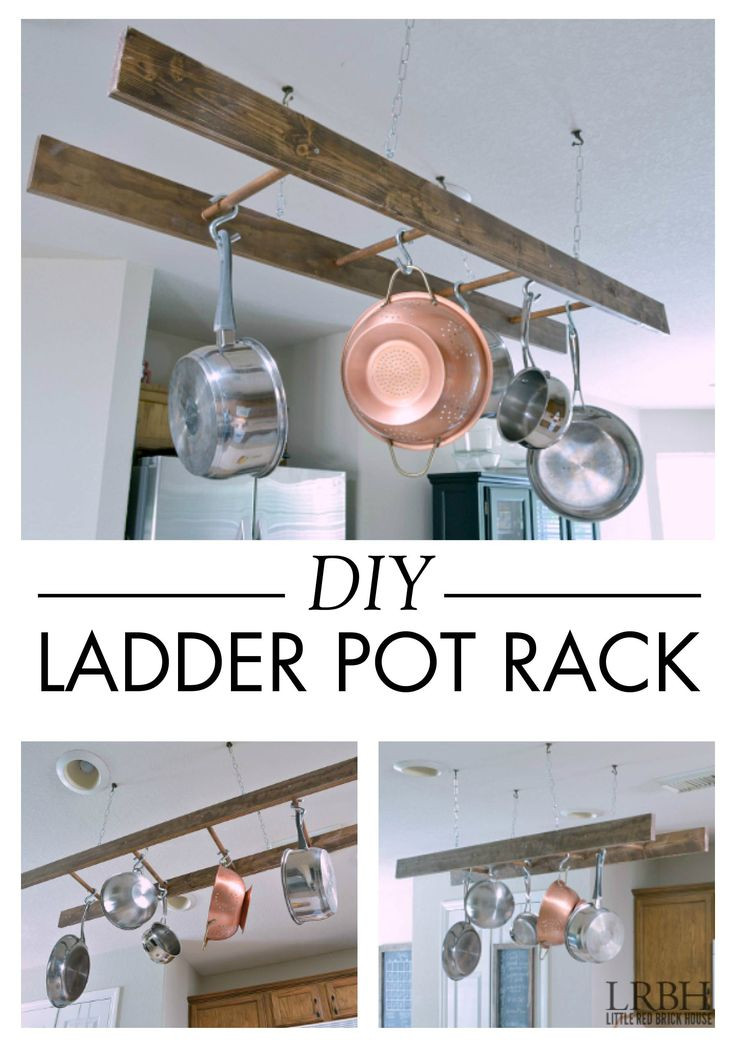 Best ideas about DIY Pot And Pan Rack
. Save or Pin Ladder Pot Rack Now.