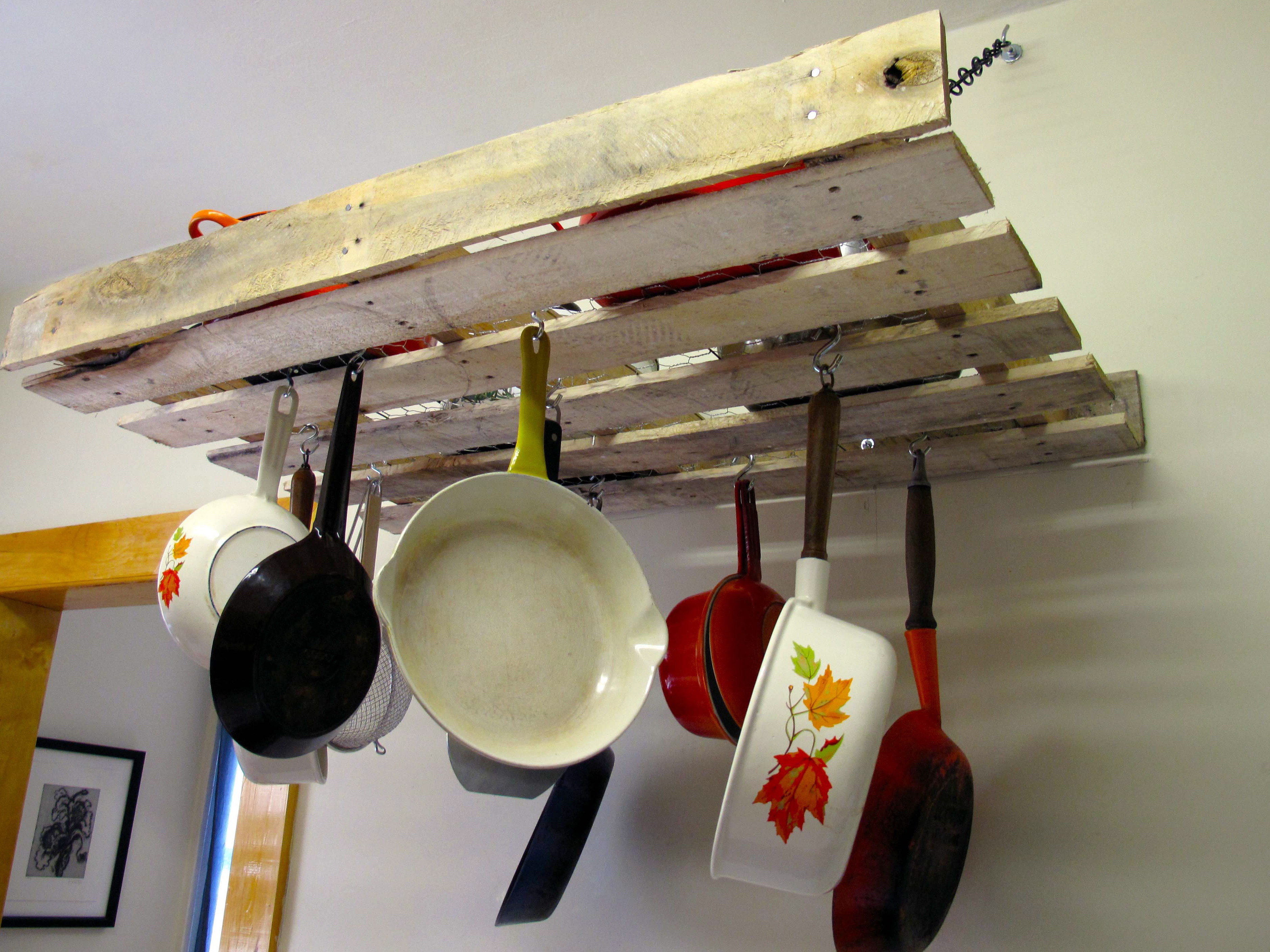 Best ideas about DIY Pot And Pan Rack
. Save or Pin Home Improvements Pallet Pot Rack Now.