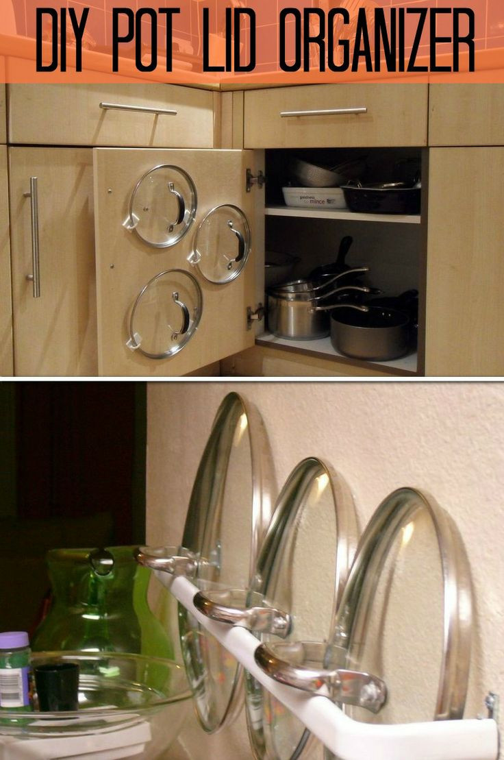 Best ideas about DIY Pot Lid Organizer
. Save or Pin 78 Best images about Kitchen Storage on Pinterest Now.