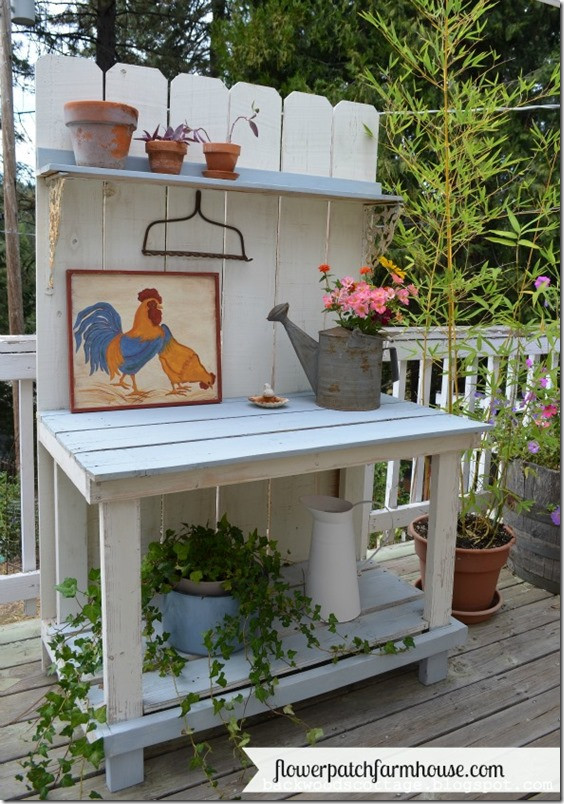 Best ideas about DIY Potting Benches
. Save or Pin My Mega Millions Potting Bench Flower Patch Farmhouse Now.